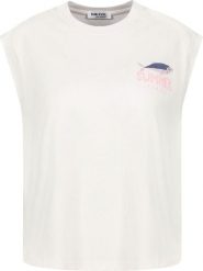 Sublevel Koszulka w kolorze białym rozmiar: S. Białe bluzki damskie Sublevel, s, bez wzorów, bez kołnierzyka. Za 43.99 zł.