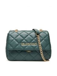 Valentino Torebka Ocarina VBS3KK05R Zielony. Zielone torebki klasyczne damskie Valentino, bez wzorów, ze skóry, wizytowe, bez kołnierzyka, bez ramiączek. Za 419.99 zł.