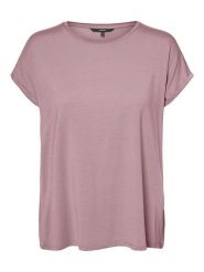 Vero Moda Koszulka "Vmava" w kolorze jasnoróżowym rozmiar: XL. Różowe bluzki damskie Vero Moda, xl, bez wzorów, bez kołnierzyka. Za 52.67 zł.