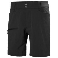 Szorty Helly Hansen Vika Tur. Czarne szorty męskie Helly Hansen, na lato, bez wzorów, z elastanu. Za 367.60 zł.