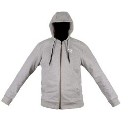 Bluza z kapturem i zamkiem błyskawicznym Iqon Explore World. Szare bluzy z kapturem męskie IQON, l, z bawełny. Za 278.50 zł.