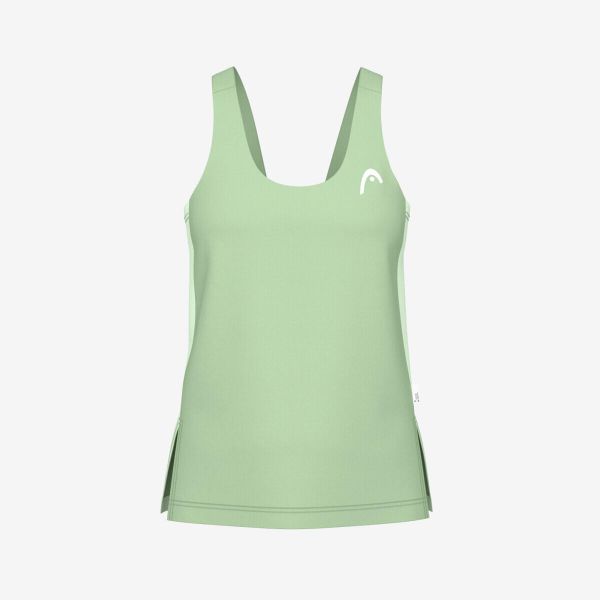 SPIRIT Tank Top Women. Zielone topy damskie HEAD, s, bez wzorów, bez kołnierzyka. W wyprzedaży za 207.00 zł.