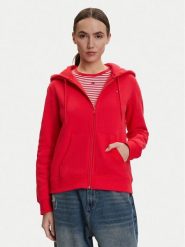 Tommy Jeans Bluza DW0DW19729 Czerwony Regular Fit. Czerwone bluzy bez kaptura damskie Tommy Jeans, m, z bawełny. Za 369.99 zł.