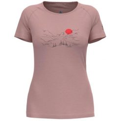 Koszulka trekkingowa damska Odlo ASCENT PW 130 VALL. Czerwone bluzki damskie Odlo, m, bez wzorów, sportowe, bez kołnierzyka, bez ramiączek. W wyprzedaży za 284.99 zł.