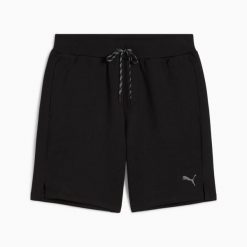 Spodenki treningowe męskie Puma CLOUDSPUN 7" czarne 52764401 r XXL. Czarne szorty męskie Puma, ze skóry, bez kołnierzyka. Za 154.61 zł.