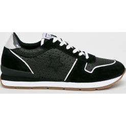 Trussardi Jeans - Buty. Białe buty sportowe na co dzień damskie TRUSSARDI JEANS, bez wzorów, z gumy. W wyprzedaży za 359.90 zł.