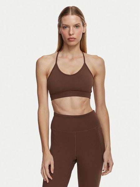 Reebok Biustonosz sportowy Reebok X Ewa Chodakowaska Emma RK25974CCW Brązowy. Brązowe biustonosze sportowe damskie Reebok, bez wzorów, z syntetyku. Za 159.99 zł.