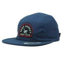Czapka Trucker - Płaski Daszek - Jockey / Jeden Rozmiar (Granatowa). Niebieskie czapki męskie SURF MONKEY, bez wzorów, sportowe. Za 179.95 zł.