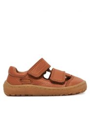 Froddo Sandały Barefoot Sandal G3150266-2 M Brązowy. Brązowe sandały dziewczęce Froddo, ze skóry, bez zapięcia. Za 229.99 zł.