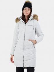 Płaszcz Zimowy Damski Fundango Puppis. Białe płaszcze damskie Fundango, na zimę, m, bez wzorów, z futra, eleganckie. Za 649.00 zł.