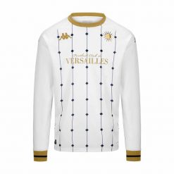 Koszulka wyjazdowa z długim rękawem FC Versailles 78 2024/25. Białe koszulki męskie z długim rękawem Kappa. Za 446.00 zł.