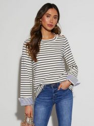 LA Angels Bluza w kolorze kremowym rozmiar: XL. Brązowe bluzy bez kaptura damskie LA Angels, xl. Za 122.96 zł.
