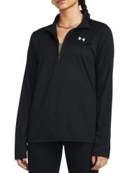 Under Armour Koszulka funkcyjna "Tech" w kolorze czarnym rozmiar: M. Czarne bluzki sportowe damskie Under Armour, m, bez wzorów, z materiału, bez ramiączek. Za 122.96 zł.