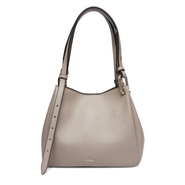 Torebka Furla. Brązowe torebki klasyczne damskie Furla, bez wzorów, bez dodatków. Za 1,709.00 zł.