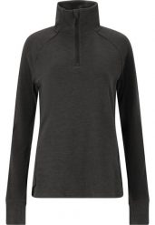 Damski sweter z zamkiem błyskawicznym Whistler Kajsa. Szare swetry klasyczne damskie WHISTLER, z elastanu, bez kołnierzyka. Za 179.99 zł.