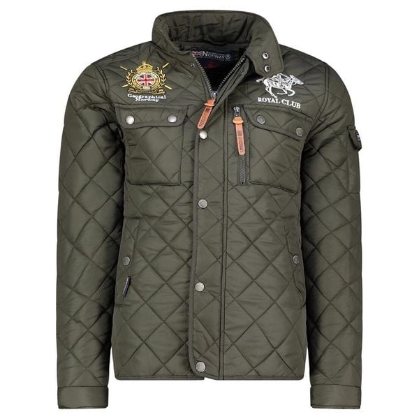 Kurtka męska Geographical Norway BELIFICIO MEN 001 khaki (WY4492H/GN-KAKI). Zielone kurtki męskie Geographical Norway, m, bez wzorów, z materiału, sportowe, bez kaptura. Za 199.00 zł.
