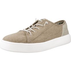 Buty HEY DUDE CODY CRAFT LINEN Jasnobrązowy. Brązowe buty trekkingowe męskie PRO BRANDS, z tkaniny, bez zapięcia, trekkingowe. Za 173.99 zł.