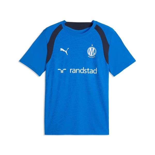 Koszulka treningowa OM 2026/27. Niebieskie t-shirty sportowe męskie Puma, l, z materiału, bez ramiączek, na fitness i siłownię. Za 263.50 zł.