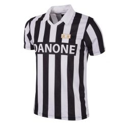 Koszulka retro piłkarska dla dorosłych - Juventus FC 1992-93 UEFA - Czarny-Biały. Czarne t-shirty sportowe męskie COPA FOOTBALL, bez ramiączek, do piłki nożnej. Za 340.84 zł.