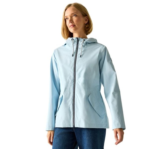 Damska Kurtka Bayletta Plain Waterproof Jacket. Niebieskie kurtki damskie Regatta, l, bez wzorów, z dżerseju, z kapturem. Za 274.99 zł.
