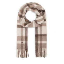 Szalik Weekend Max Mara. Brązowe szaliki i kominy damskie Weekend Max Mara, bez wzorów. Za 879.99 zł.