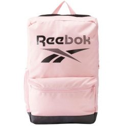 Plecak Reebok Training Essentials M Backpack różowy GH0443. Czerwone plecaki damskie Reebok, bez wzorów, sportowe. Za 53.90 zł.