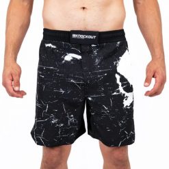 Szorty MMA Nokaut Pupishe 2.0. Czarne szorty damskie KNOCKOUT, bez wzorów, z elastanu. Za 151.79 zł.