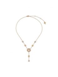 Guess Naszyjnik JUBN05 496JW Złoty. Żółte naszyjniki damskie Guess, metalowe. Za 399.99 zł.