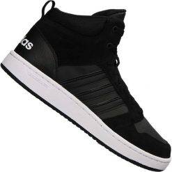 Czarne Buty adidas Cloudfoam Super Hoops Mid M BB9920. Czarne buty sportowe na co dzień męskie Adidas, na jesień, z materiału, bez zapięcia, Adidas Cloudfoam. W wyprzedaży za 279.00 zł.