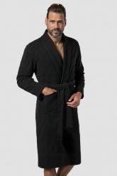 Męski Szlafrok odzież domowa kołnierz szalowy frotte do 8XL. Niebieskia szlafroki męskie JAY-PI, m, bez wzorów, z bawełny. Za 429.99 zł.