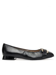Caprice Baleriny 9-22101-45 Czarny. Czarne baleriny damskie Caprice, bez wzorów, ze skóry, bez obcasa. Za 181.99 zł.