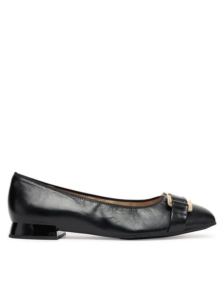 Caprice Baleriny 9-22101-45 Czarny. Czarne baleriny damskie Caprice, bez wzorów, ze skóry, bez obcasa. Za 181.99 zł.