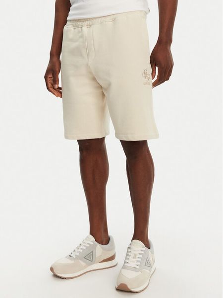 Guess Szorty sportowe M5GD10 KCN01 Écru Regular Fit. Szorty męskie Guess, m, z bawełny. Za 159.99 zł.