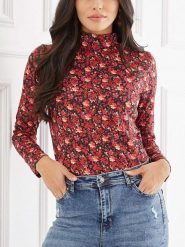 Milan Kiss Koszulka w kolorze czerwonym rozmiar: XL. Czerwone t-shirty damskie Milan Kiss, xl, bez wzorów, bez kołnierzyka. Za 113.99 zł.