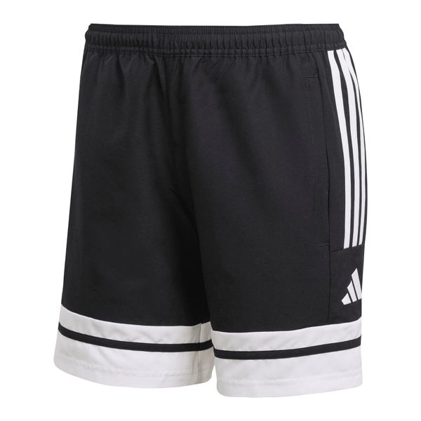 Spodenki damskie adidas Squadra Downtime. Czarne spodenki sportowe damskie Adidas, l, z materiału, do piłki nożnej. Za 93.99 zł.