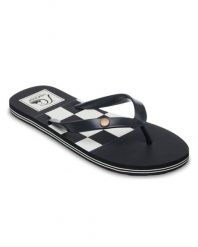 Klapki dla Mężczyzn MOLOKAI ORIGINALS Czarny. Czarne klapki i japonki męskie Quiksilver, z gumy. Za 94.99 zł.