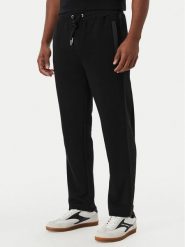 KARL LAGERFELD Spodnie dresowe 705006 562900 Czarny Regular Fit. Czarne spodnie dresowe męskie Karl Lagerfeld, bez wzorów, z bawełny. Za 759.99 zł.