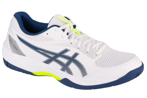 Buty halowe Asics Gel-Task 4. Białe obuwie do biegania damskie Asics. Za 379.99 zł.