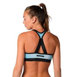 Biustonosz dla kobiet Star Beach Wear Supernova Meteorite. Niebieskie biustonosze STAR, bez wzorów, z materiału. Za 282.50 zł.