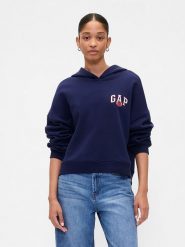GAP Bluza w kolorze granatowym rozmiar: XXL. Niebieskie bluzy z kapturem damskie GAP, xxl. Za 123.25 zł.