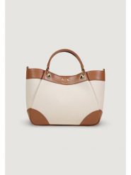 Armani Exchange Torebka XW000393 AF22518 M6261 Beżowy. Brązowe listonoszki damskie Armani Exchange, bez wzorów, z materiału, bez dodatków. Za 759.99 zł.
