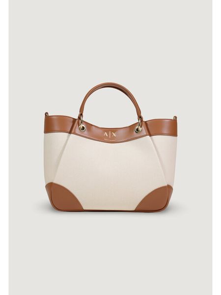 Armani Exchange Torebka XW000393 AF22518 M6261 Beżowy. Brązowe listonoszki damskie Armani Exchange, bez wzorów, z materiału, bez dodatków. Za 759.99 zł.