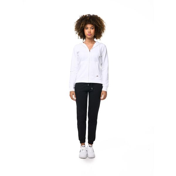 Bluza z kaptur na co dzień na siłownię. Białe bluzy sportowe damskie LEONE 1947 APPAREL, z bawełny. W wyprzedaży za 218.92 zł.