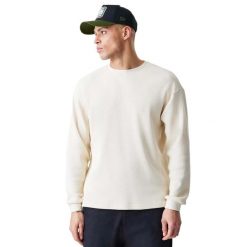 T-Shirt New Era Ne Ls Waffle Tee Newera Ltc Dorośli. Brązowe t-shirty męskie New Era, s, bez wzorów, z bawełny, bez kołnierzyka. Za 283.99 zł.