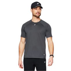 Koszulka Fabletics The O2. Szare t-shirty sportowe męskie FABLETICS, xs, z materiału, bez ramiączek, do biegania. Za 263.85 zł.