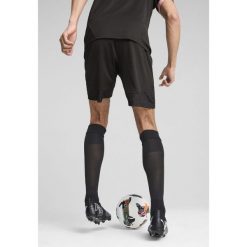 Męskie szorty wyjazdowe Palermo F.C. 24/25 PUMA Black Gold. Czarne szorty męskie Puma, bez kołnierzyka. W wyprzedaży za 144.00 zł.