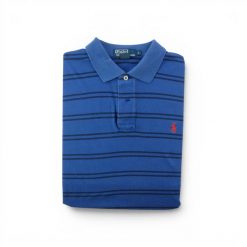 Second life - Koszulka polo męska Polo Ralph Lauren - Stan bardzo dobry. Niebieskie koszulki polo męskie Ralph Lauren, l, bez wzorów, z tkaniny, bez ramiączek. Za 127.76 zł.