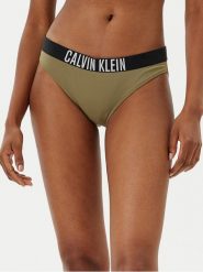 Calvin Klein Swimwear Dół od bikini KW0KW02856 Zielony. Zielone bikini damskie Calvin Klein Swimwear, bez wzorów. Za 119.99 zł.