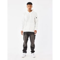 Bluza z kapturem Project X Paris Techwear. Białe bluzy z kapturem męskie PREMIUM PARTS, l, z materiału. Za 174.50 zł.