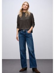 Street One Sweter w kolorze brązowym rozmiar: 36. Brązowe golfy damskie Street One, s, bez wzorów, z wiskozy, bez ramiączek. Za 122.09 zł.